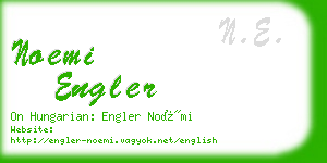 noemi engler business card